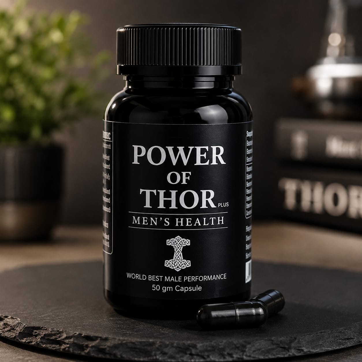 Power of Thor Plus Capsule representing premium safety and strength